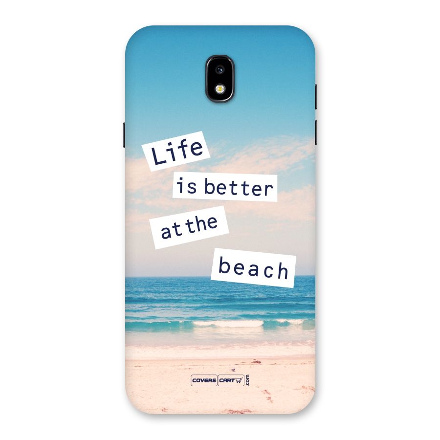 Life is better at the Beach Back Case for Galaxy J7 Pro