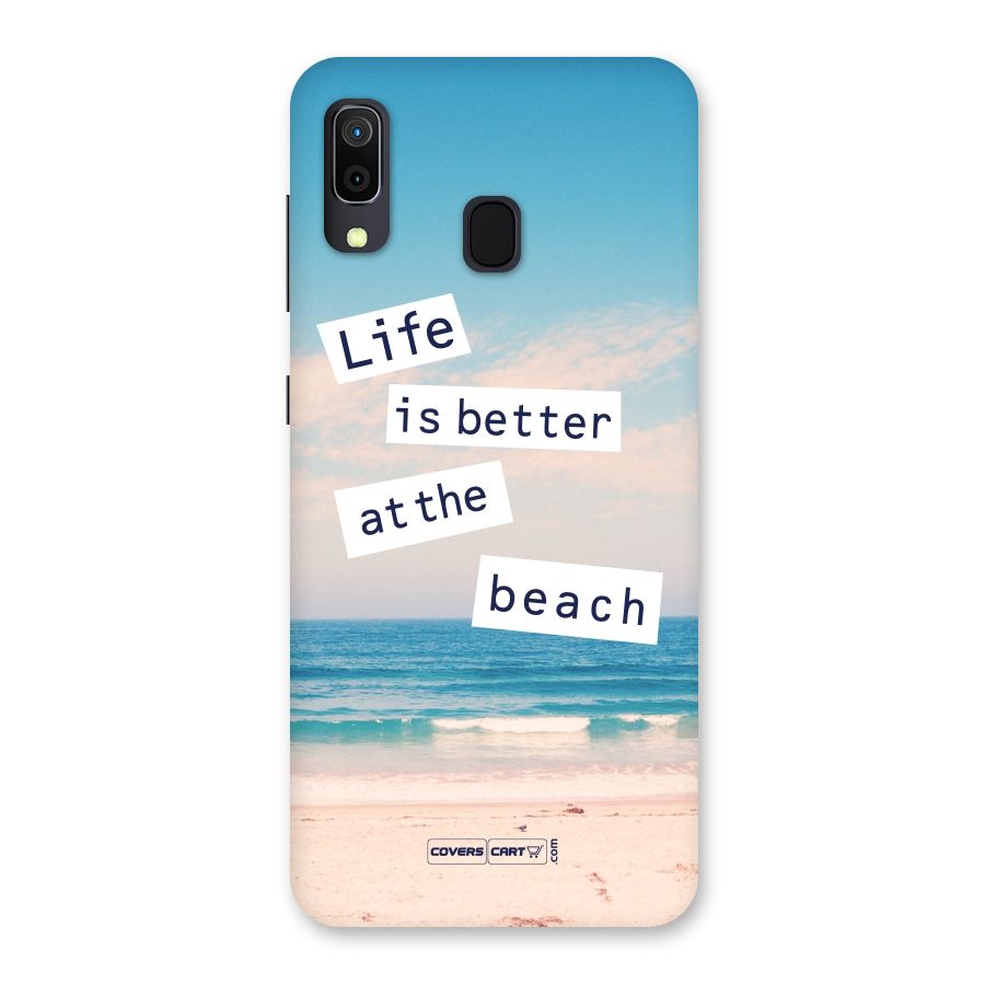 Life is better at the Beach Back Case for Galaxy M10s