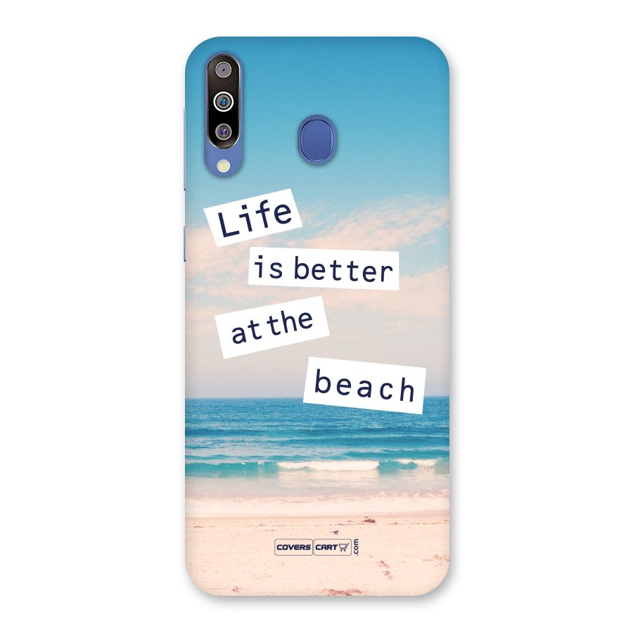 Life is better at the Beach Back Case for Galaxy M30