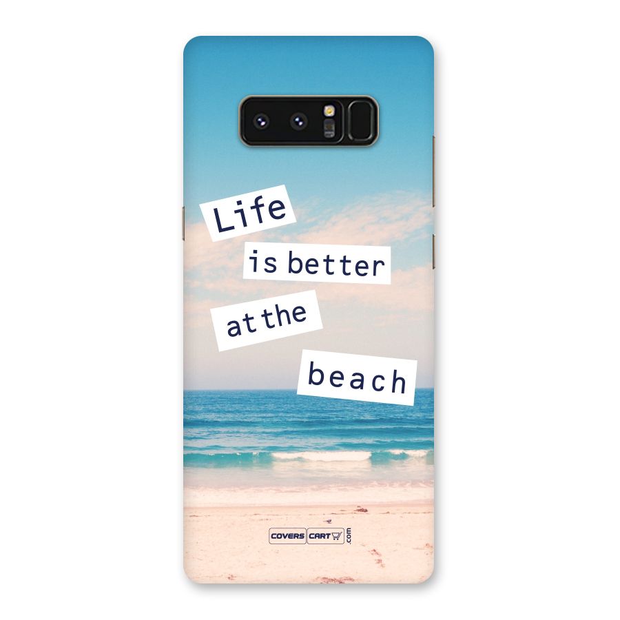 Life is better at the Beach Back Case for Galaxy Note 8