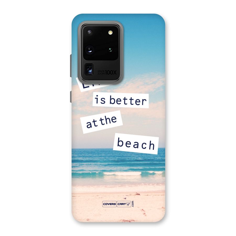 Life is better at the Beach Back Case for Galaxy S20 Ultra