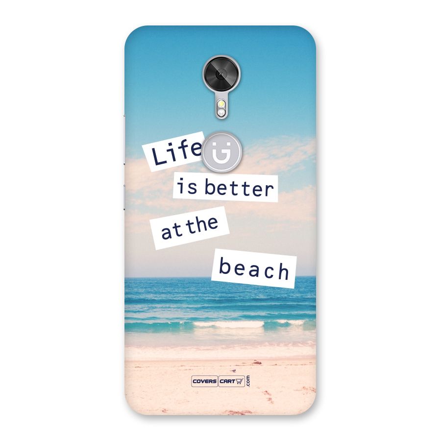 Life is better at the Beach Back Case for Gionee A1