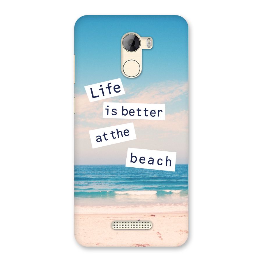 Life is better at the Beach Back Case for Gionee A1 LIte