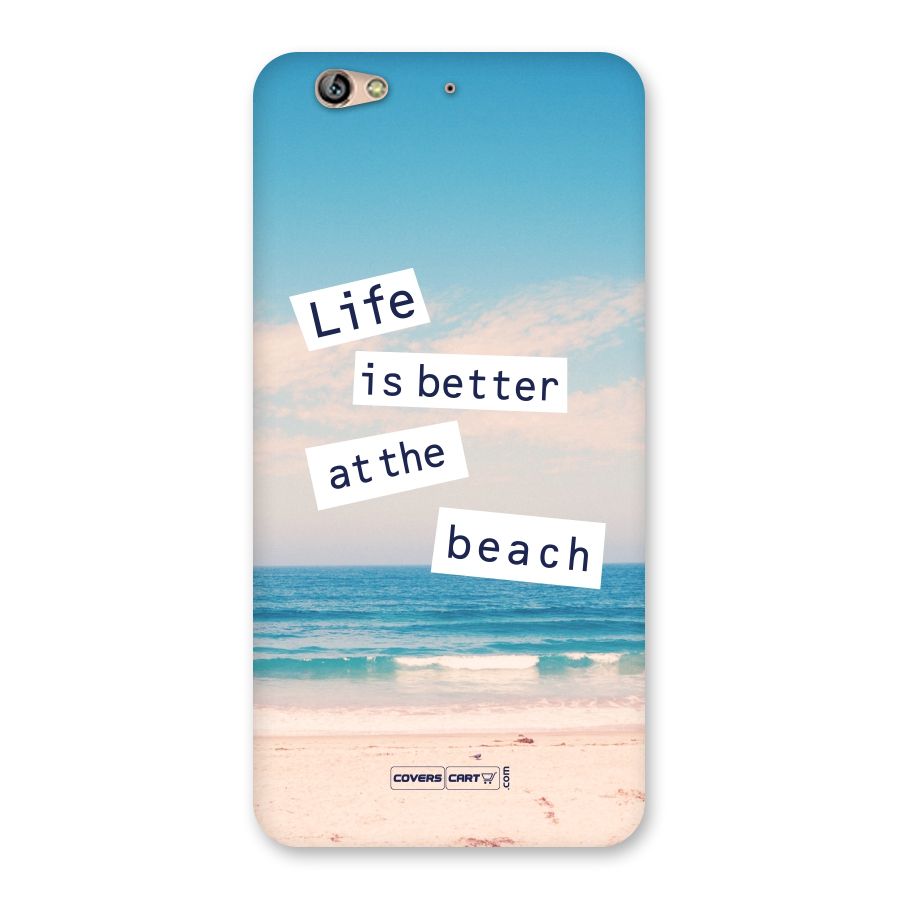 Life is better at the Beach Back Case for Gionee S6