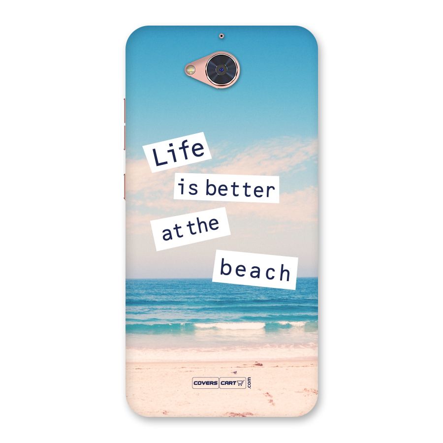 Life is better at the Beach Back Case for Gionee S6 Pro