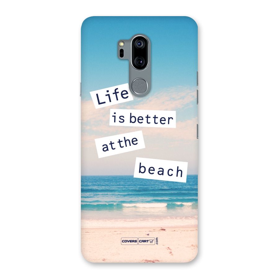 Life is better at the Beach Back Case for LG G7