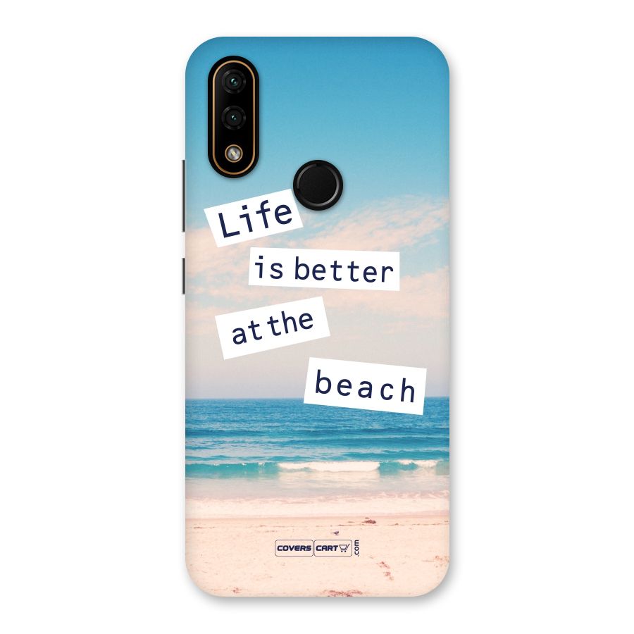Life is better at the Beach Back Case for Lenovo A6 Note