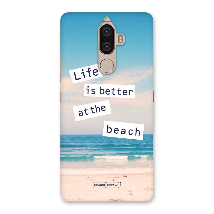Life is better at the Beach Back Case for Lenovo K8 Note
