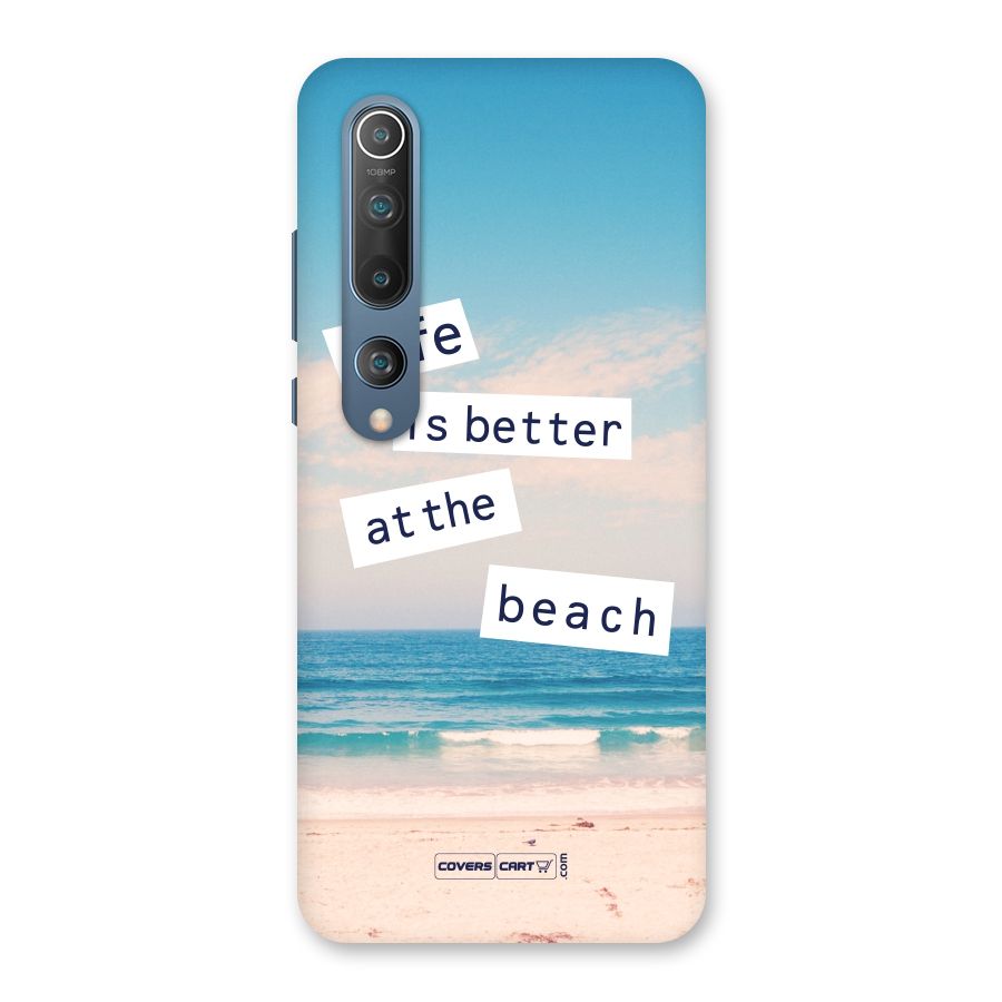 Life is better at the Beach Back Case for Mi 10