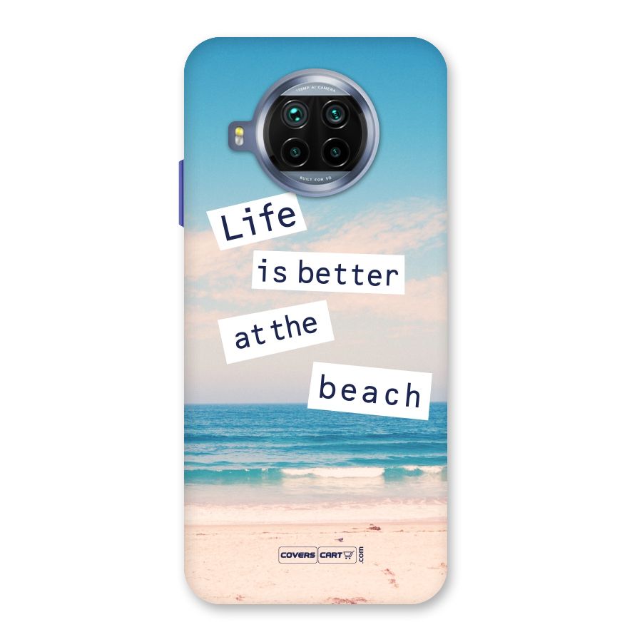 Life is better at the Beach Back Case for Mi 10i