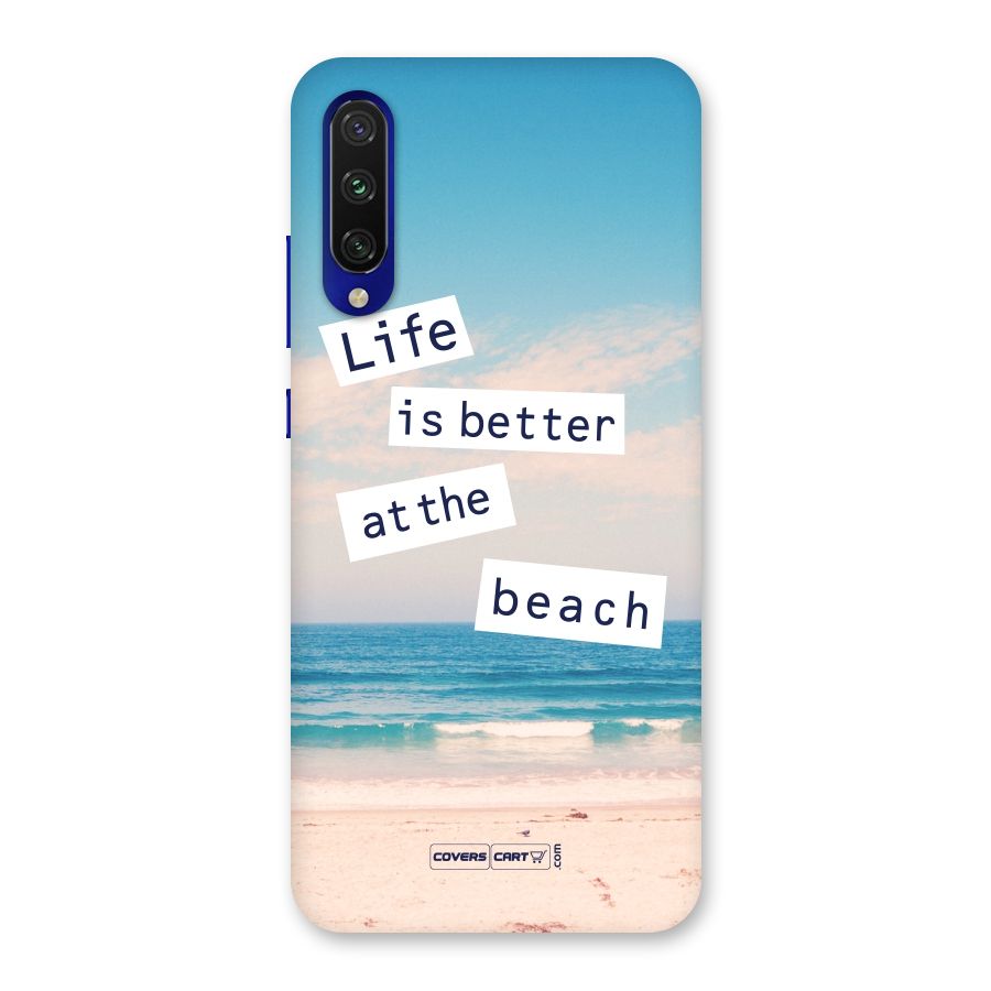 Life is better at the Beach Back Case for Mi A3