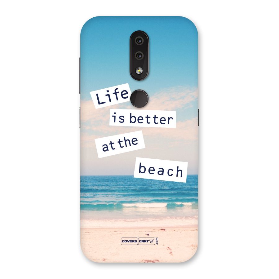 Life is better at the Beach Back Case for Nokia 4.2