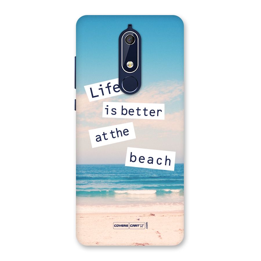 Life is better at the Beach Back Case for Nokia 5.1