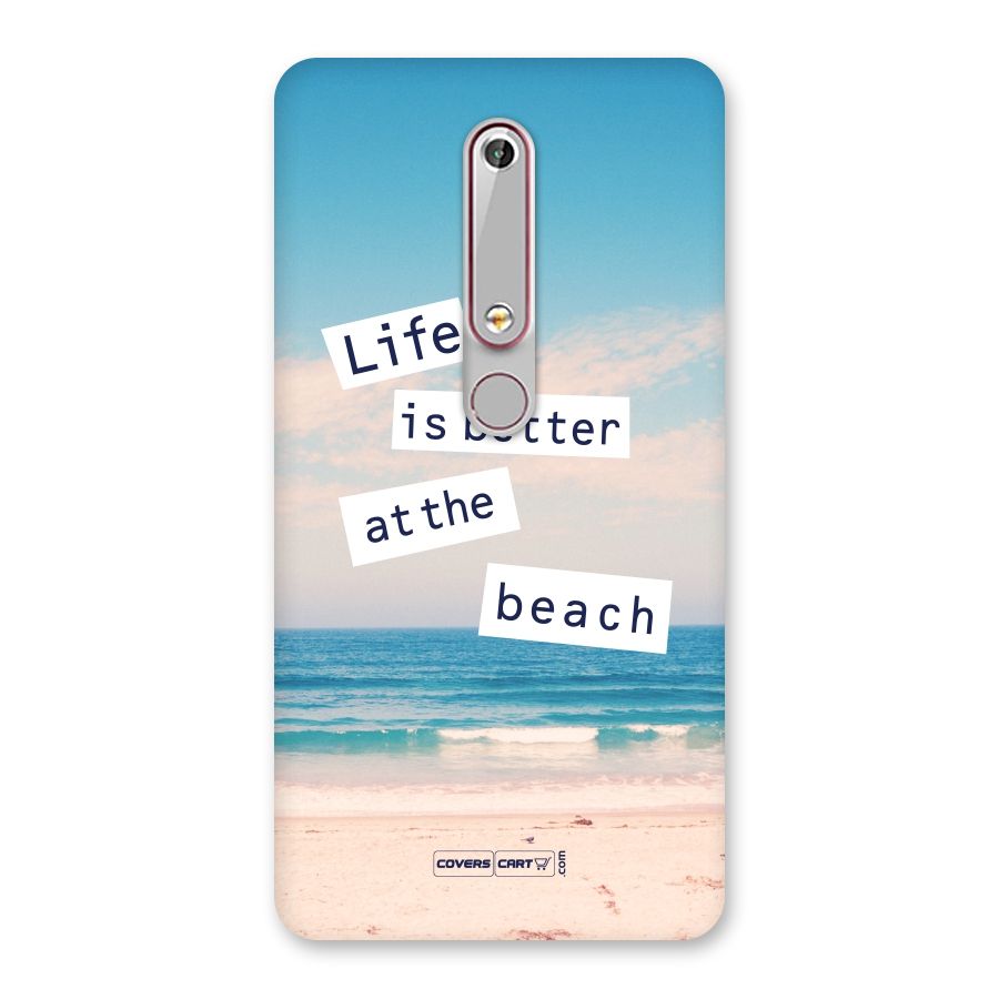 Life is better at the Beach Back Case for Nokia 6.1