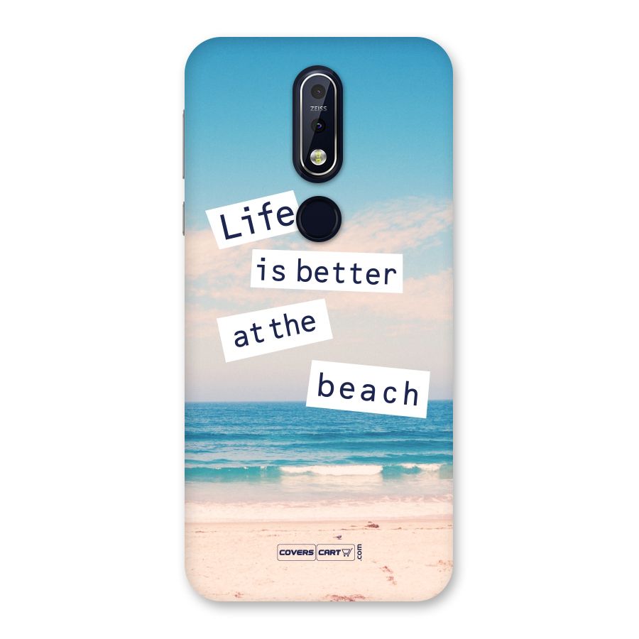 Life is better at the Beach Back Case for Nokia 7.1