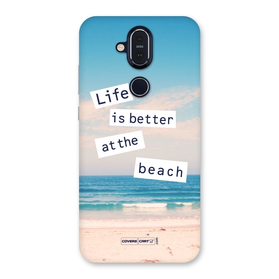 Life is better at the Beach Back Case for Nokia 8.1