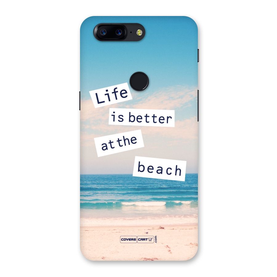 Life is better at the Beach Back Case for OnePlus 5T