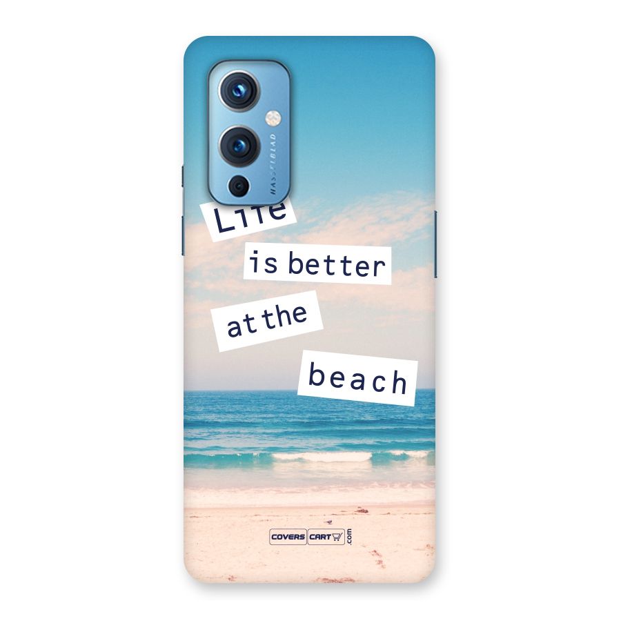 Life is better at the Beach Back Case for OnePlus 9