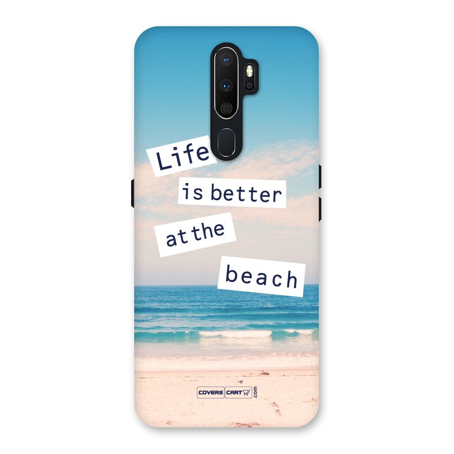 Life is better at the Beach Back Case for Oppo A5 (2020)