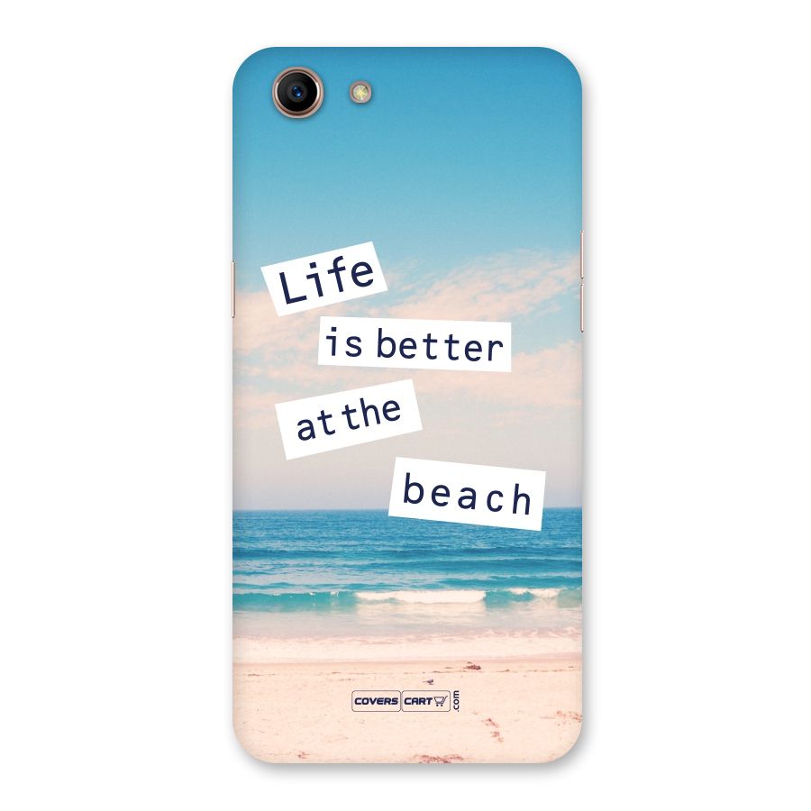 Life is better at the Beach Back Case for Oppo A83 (2018)