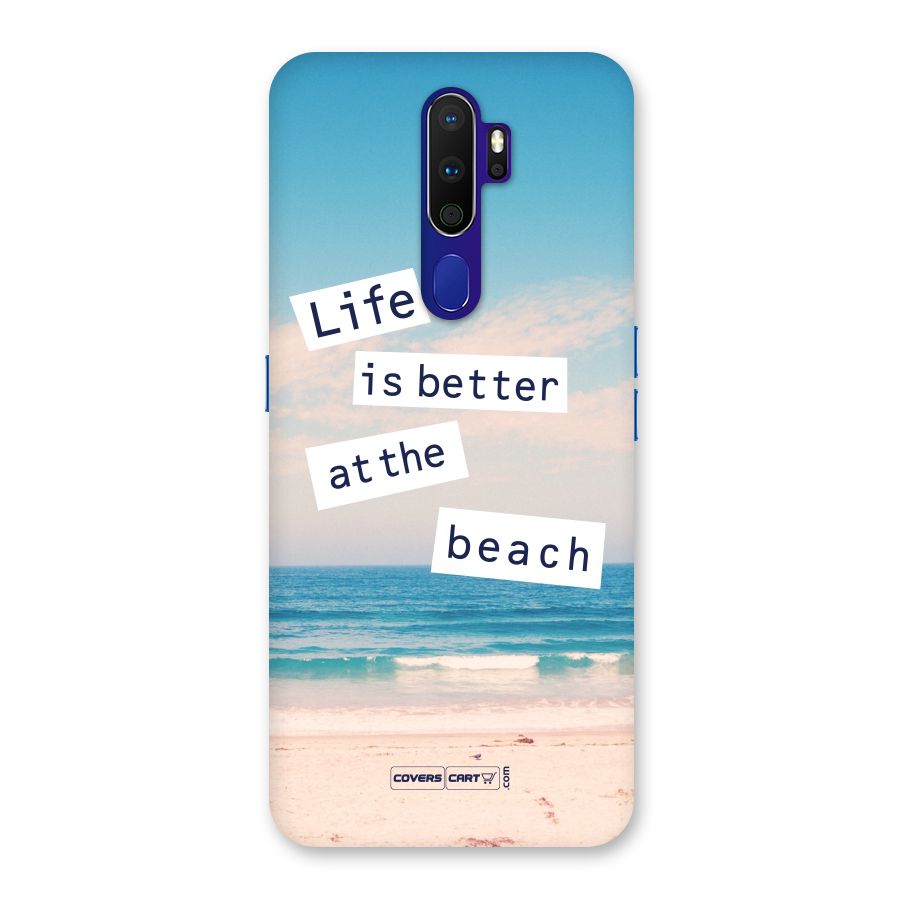 Life is better at the Beach Back Case for Oppo A9 (2020)
