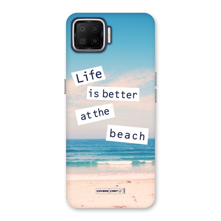 Life is better at the Beach Back Case for Oppo F17