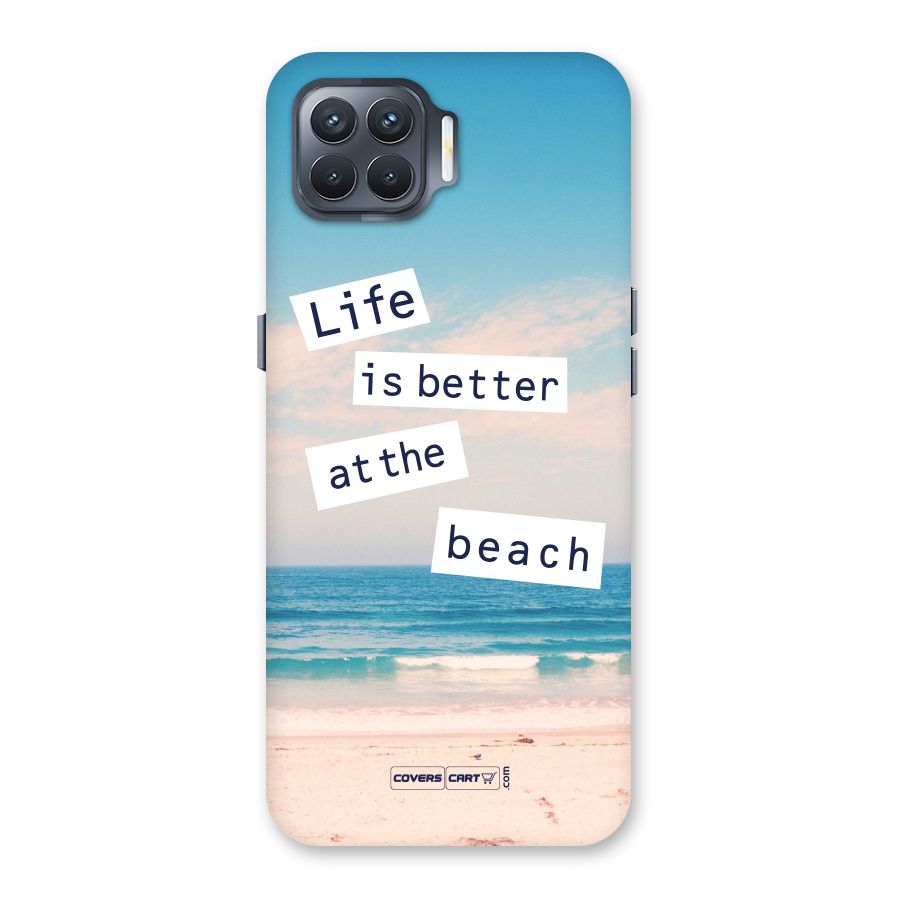 Life is better at the Beach Back Case for Oppo F17 Pro