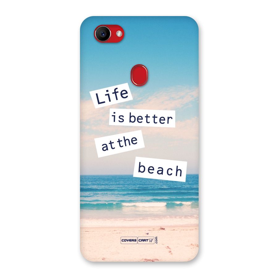 Life is better at the Beach Back Case for Oppo F7
