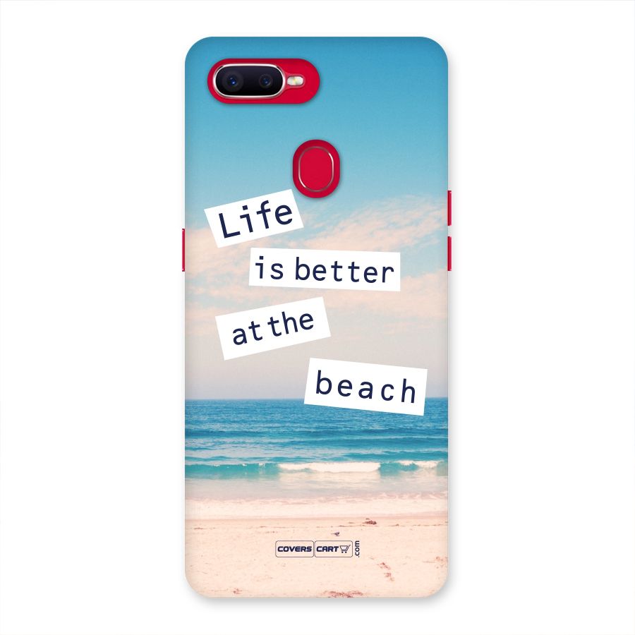Life is better at the Beach Back Case for Oppo F9 Pro