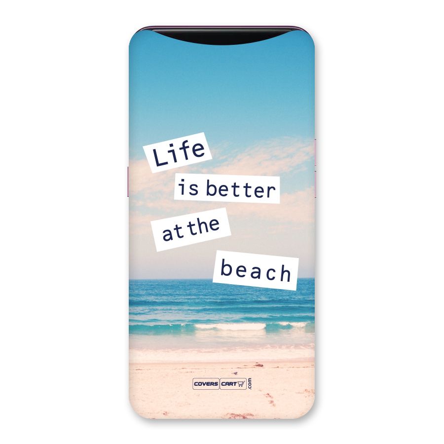 Life is better at the Beach Back Case for Oppo Find X