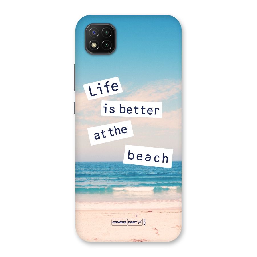 Life is better at the Beach Back Case for Poco C3