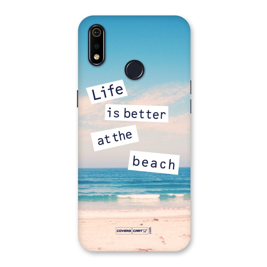 Life is better at the Beach Back Case for Realme 3i