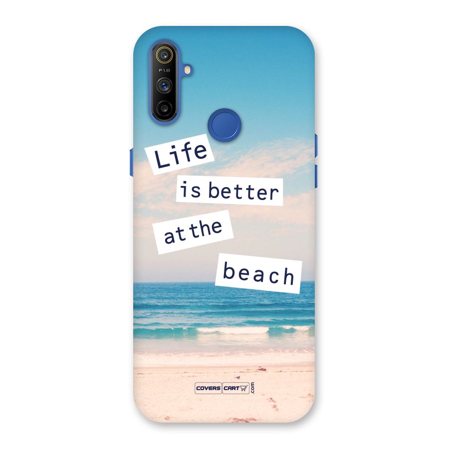 Life is better at the Beach Back Case for Realme Narzo 10A