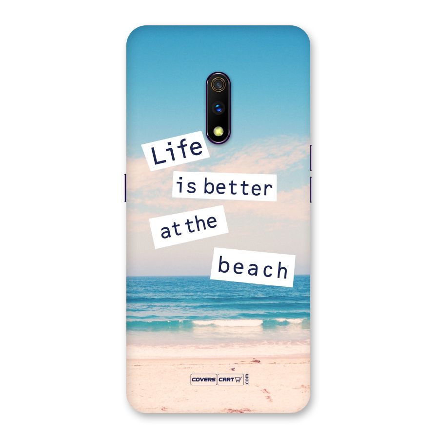 Life is better at the Beach Back Case for Realme X