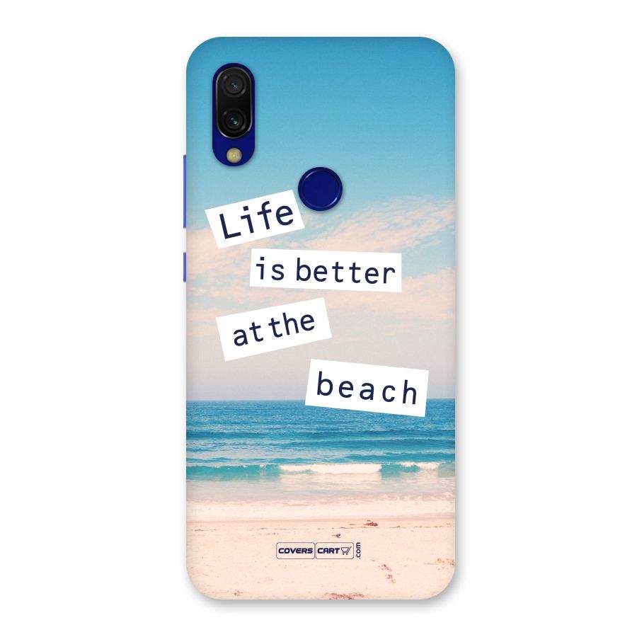 Life is better at the Beach Back Case for Redmi 7
