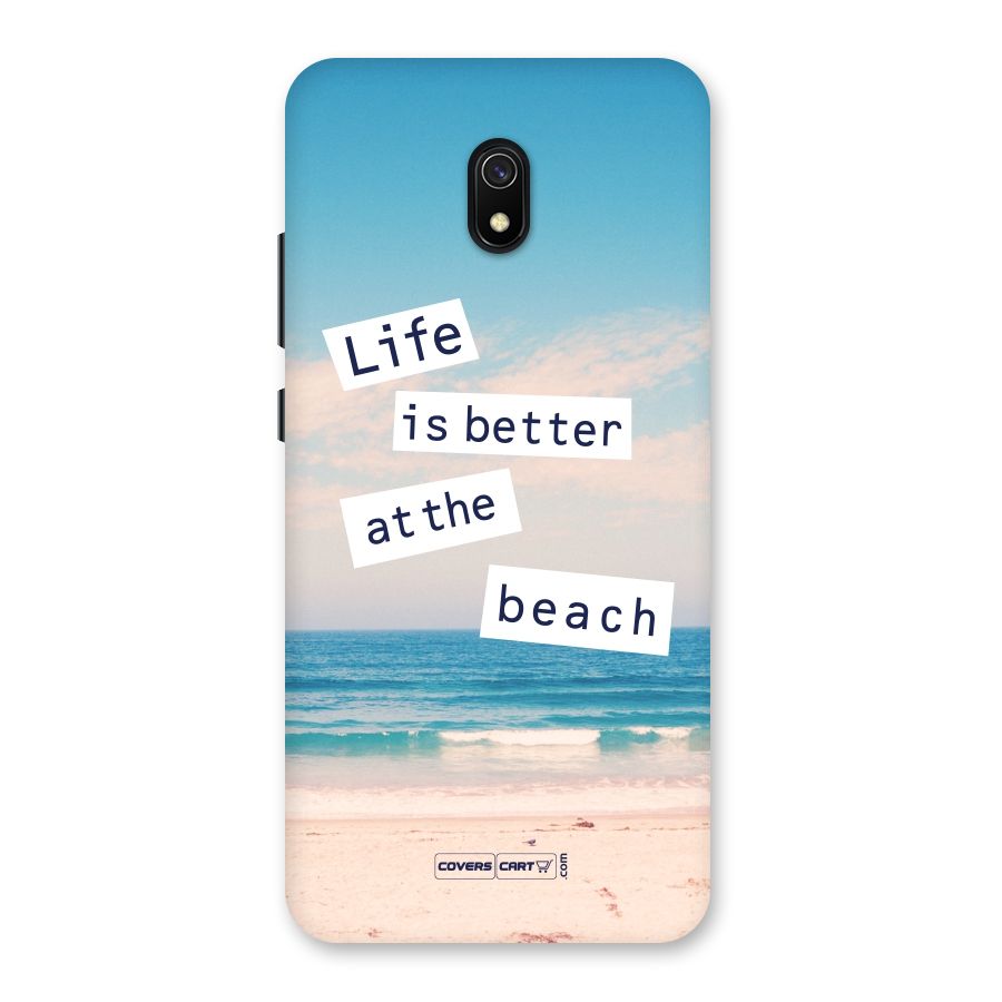 Life is better at the Beach Back Case for Redmi 8A