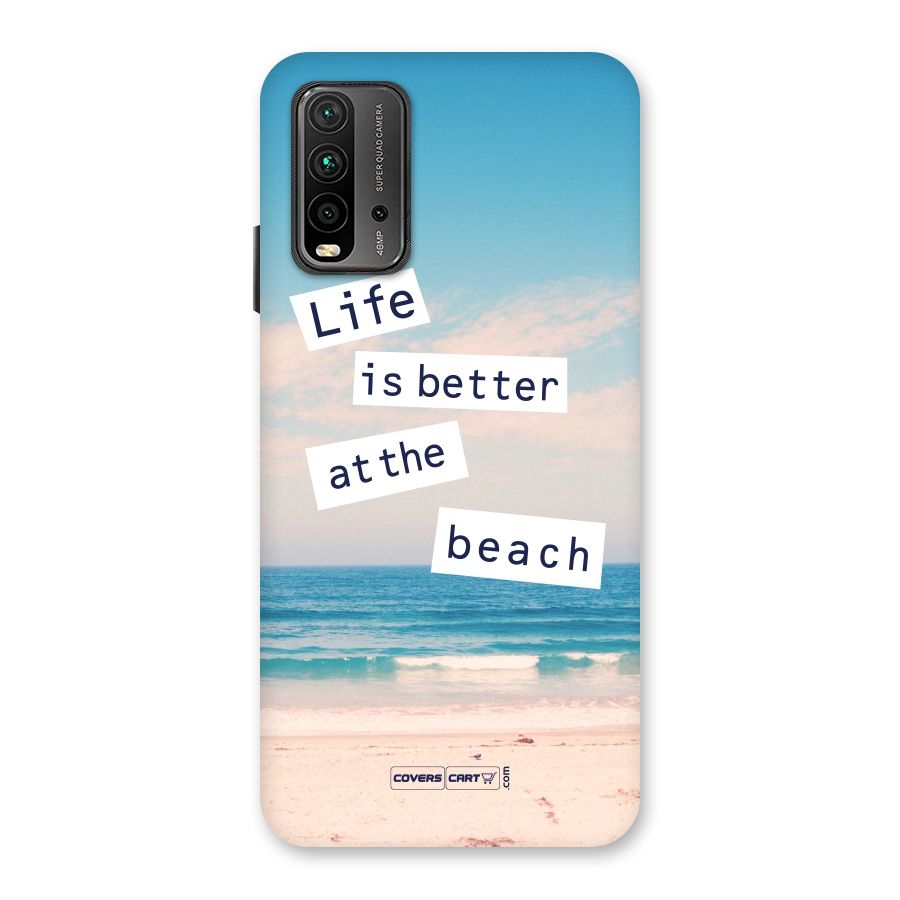 Life is better at the Beach Back Case for Redmi 9 Power
