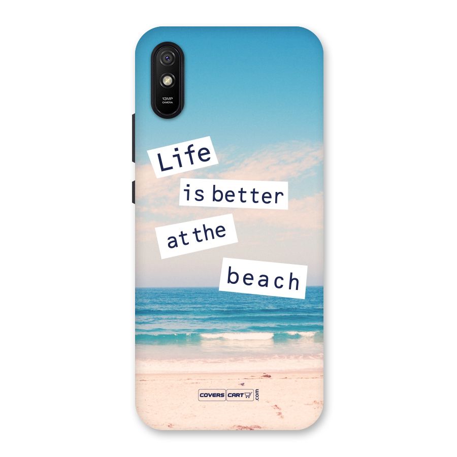 Life is better at the Beach Back Case for Redmi 9i