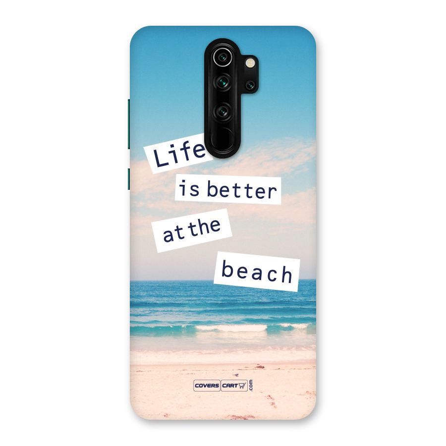 Life is better at the Beach Back Case for Redmi Note 8 Pro