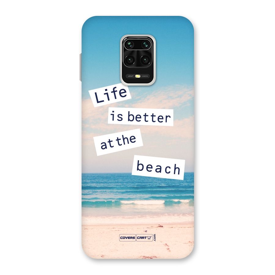 Life is better at the Beach Back Case for Redmi Note 9 Pro Max