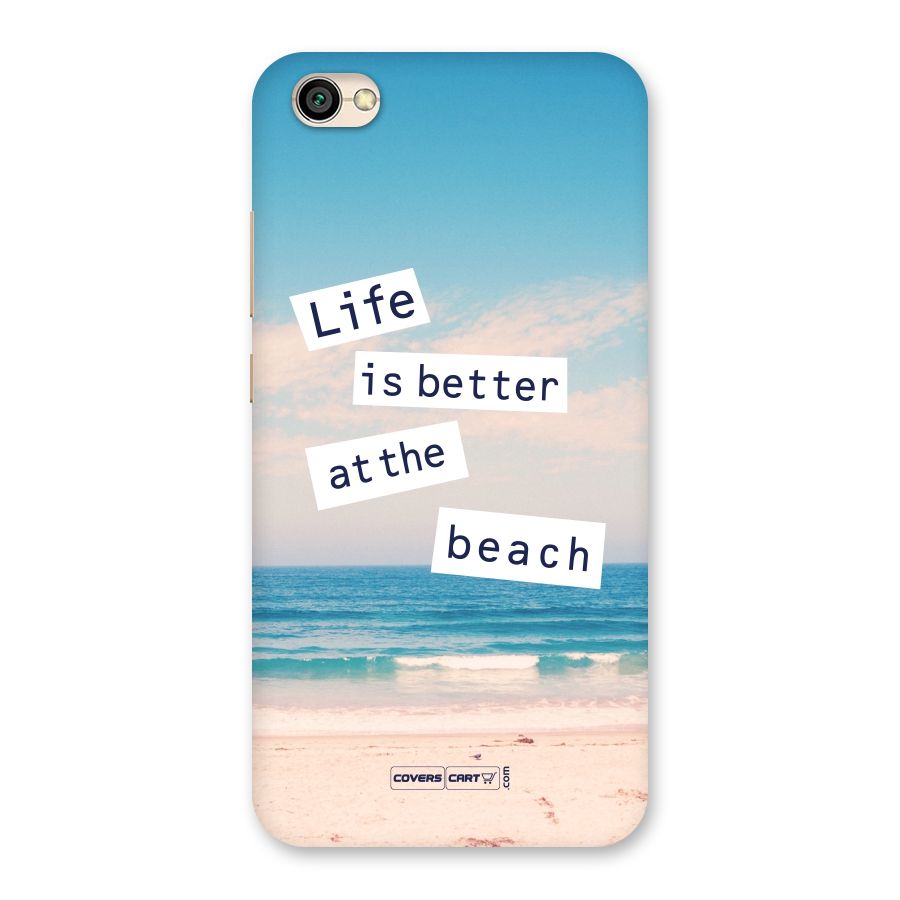 Life is better at the Beach Back Case for Redmi Y1 Lite