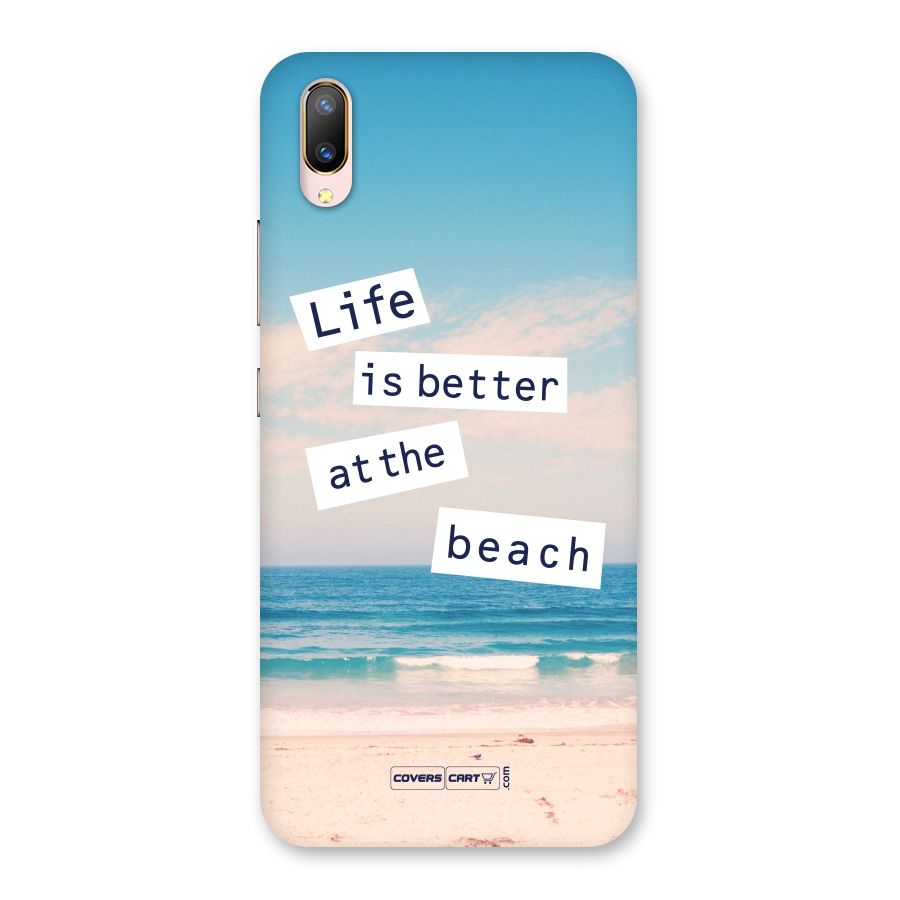 Life is better at the Beach Back Case for Vivo V11 Pro