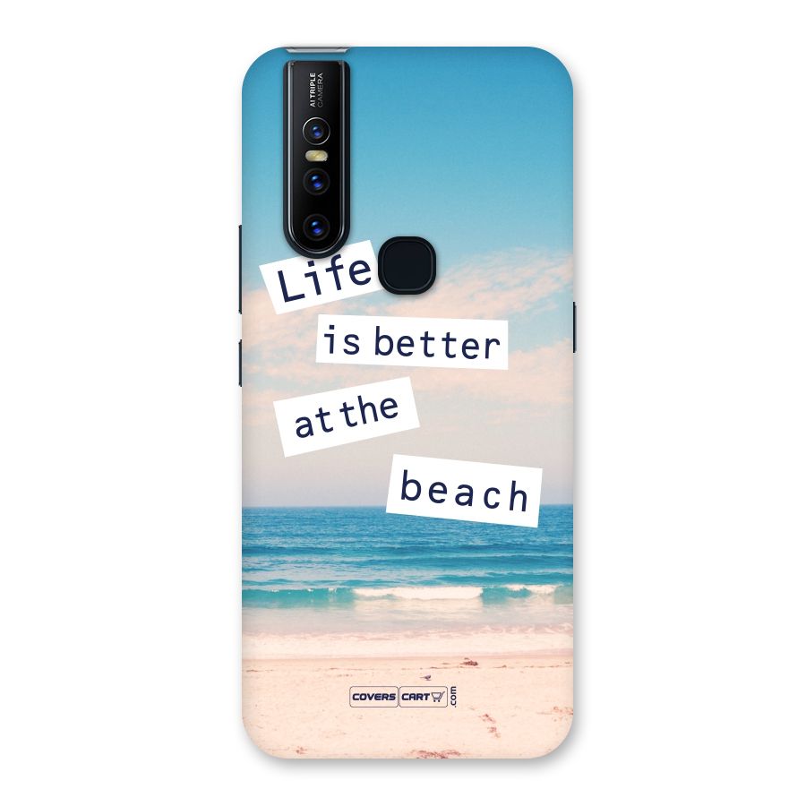 Life is better at the Beach Back Case for Vivo V15