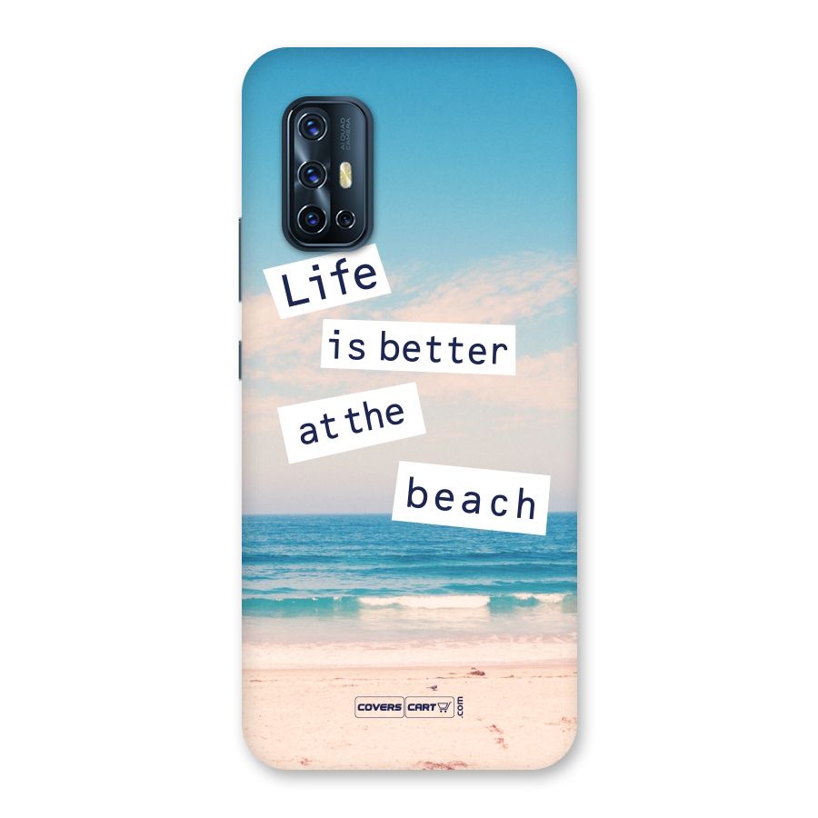 Life is better at the Beach Back Case for Vivo V17