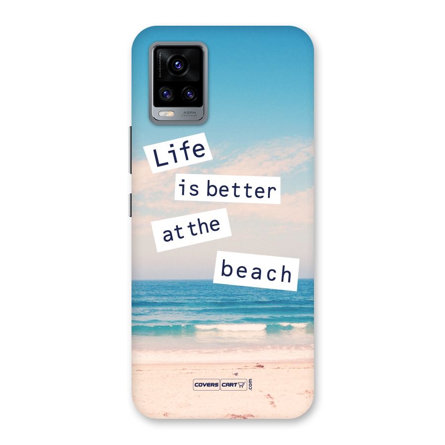 Life is better at the Beach Back Case for Vivo V20