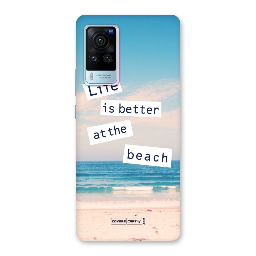 Life is better at the Beach Back Case for Vivo X60 Pro