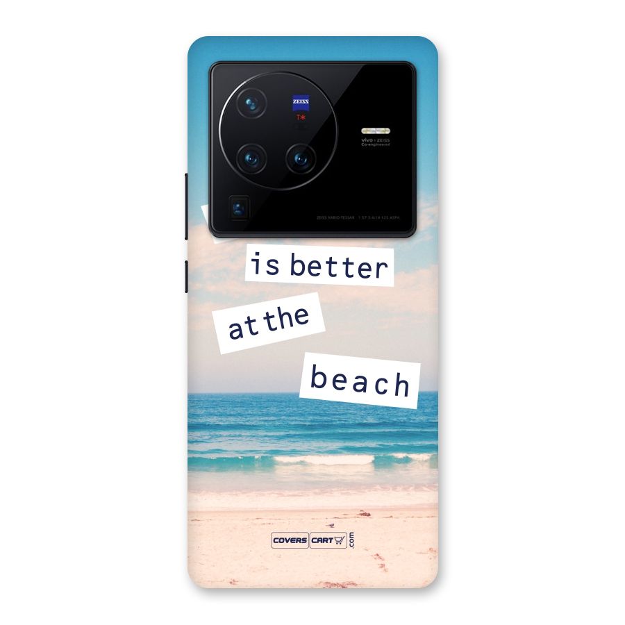 Life is better at the Beach Back Case for Vivo X80 Pro