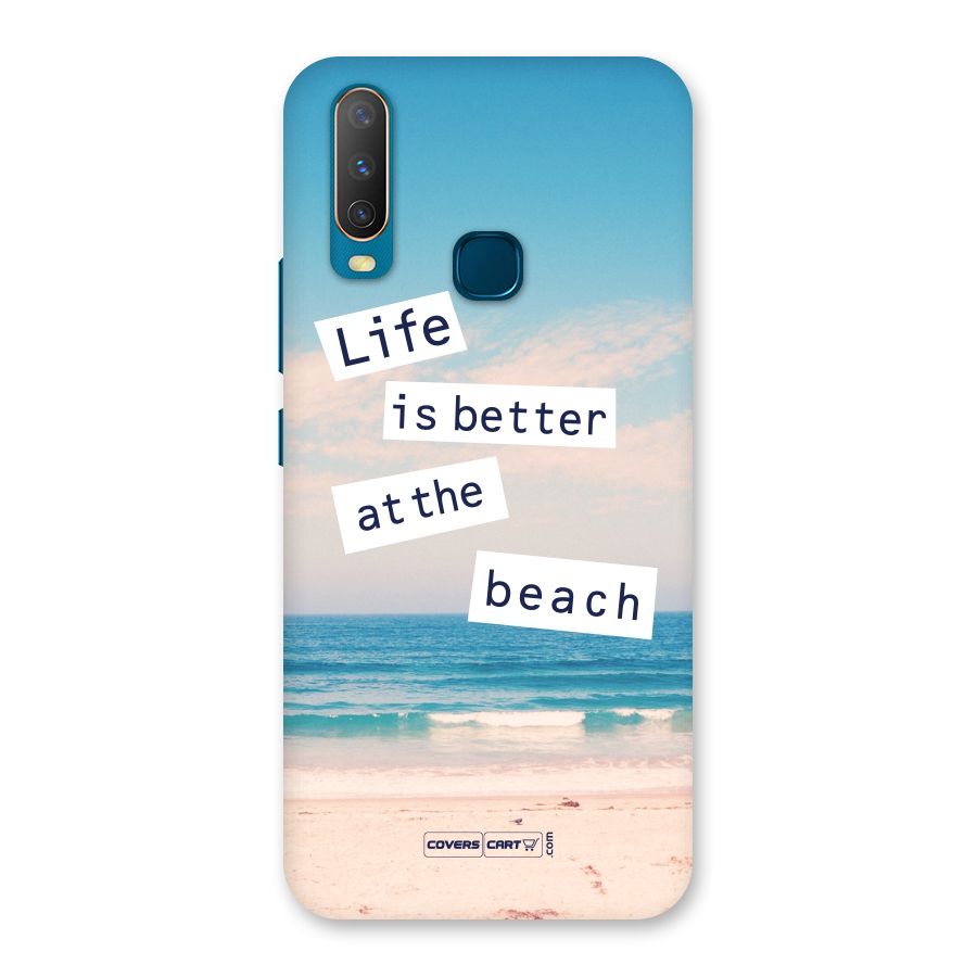 Life is better at the Beach Back Case for Vivo Y17