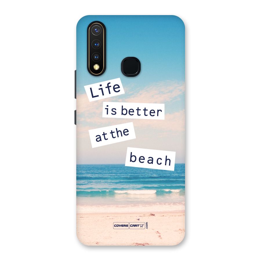 Life is better at the Beach Back Case for Vivo Y19