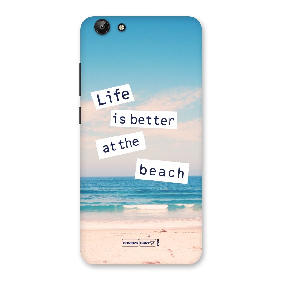 Life is better at the Beach Back Case for Vivo Y69